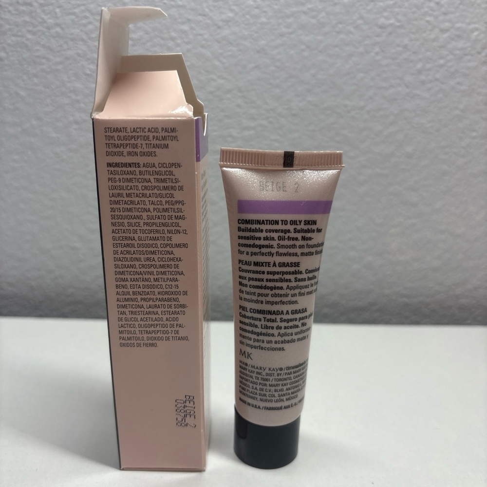 Mary Kay Timewise Matte-Wear Liquid Foundation 1fl Oz Beige 2 - Picture 3 of 6